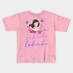 Inhale, exhale Kids T-Shirt